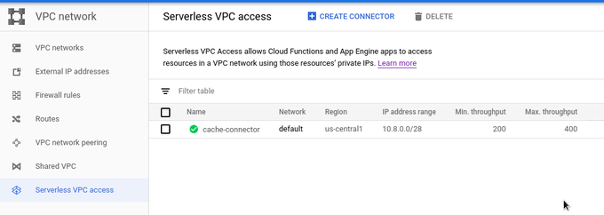  Serverless VPC access
